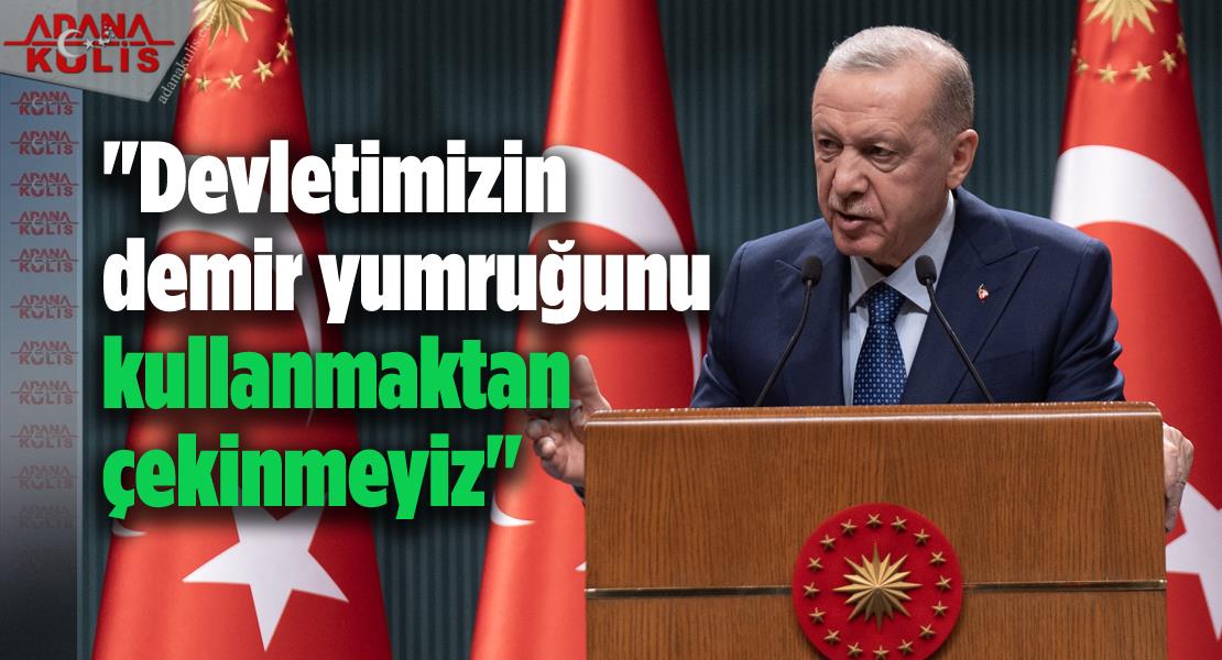Cumhurbaşkanı Erdoğan Kabine Toplantısı‘nın ardından millete seslendi