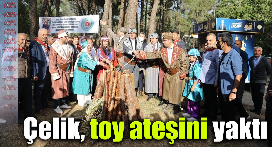 AK Parti Sözcüsü Ömer Çelik, Adana'da toy ateşini yaktı