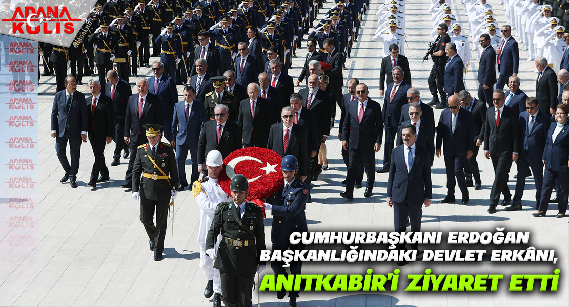 Cumhurbaşkanı Erdoğan başkanlığındaki devlet erkânı, Anıtkabir’i ziyaret etti