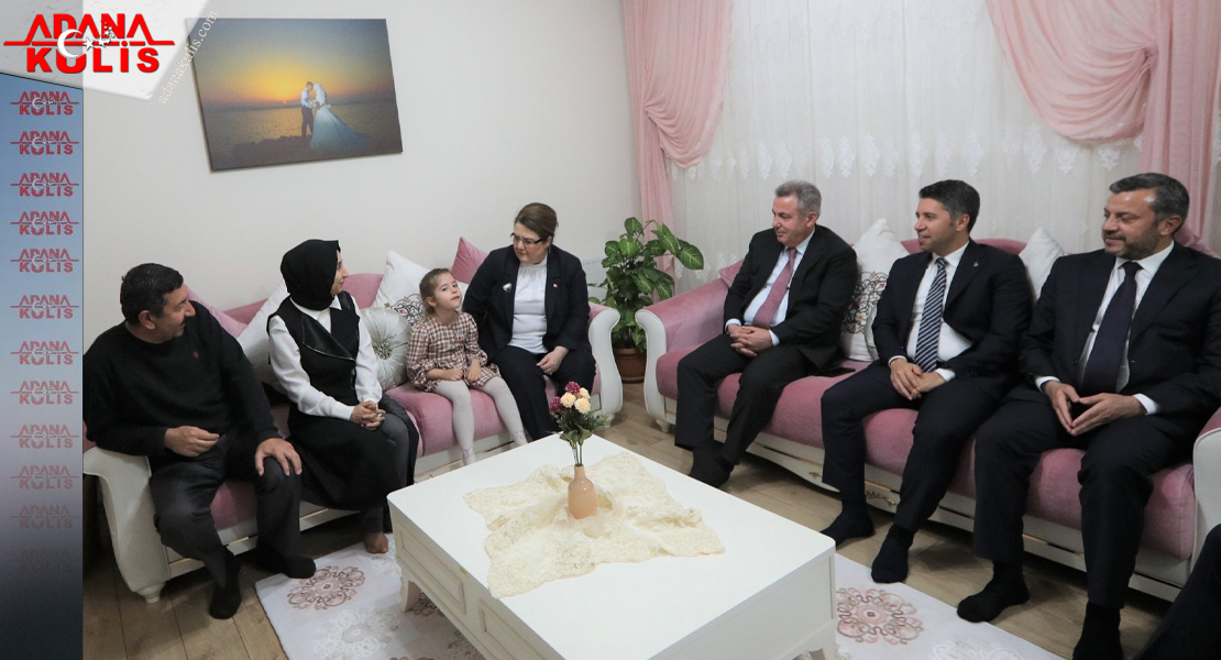 Bakan Yanık Adana’da Şehit Evini Ziyaret Etti