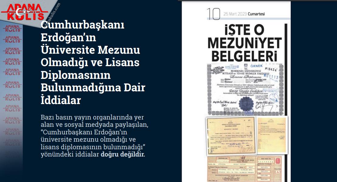 İşte Cumhurbaşkanı Erdoğan'ın diploması 