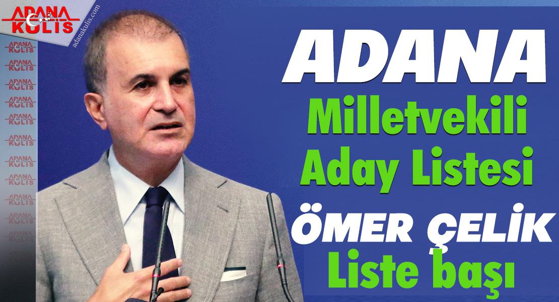 AK Parti  Adana Milletvekili Aday Listesi 2023