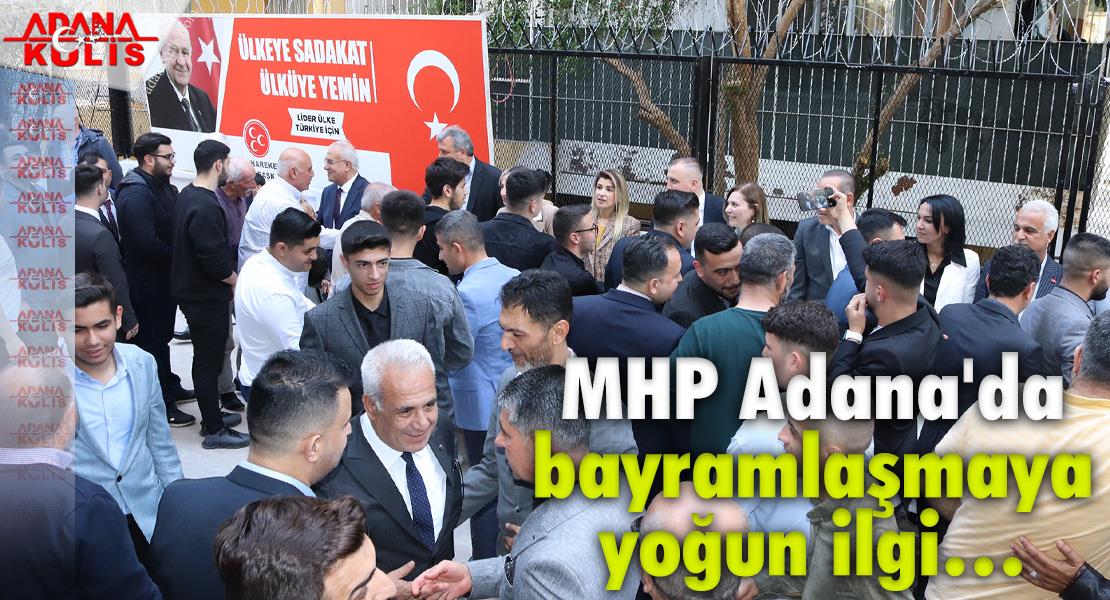 MHP Adana'da bayramlaşmaya yoğun ilgi