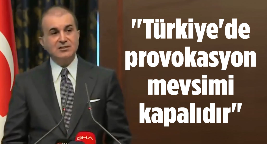 AK Parti Sözcüsü Ömer Çelik'ten MYK sonrası önemli açıklamalar